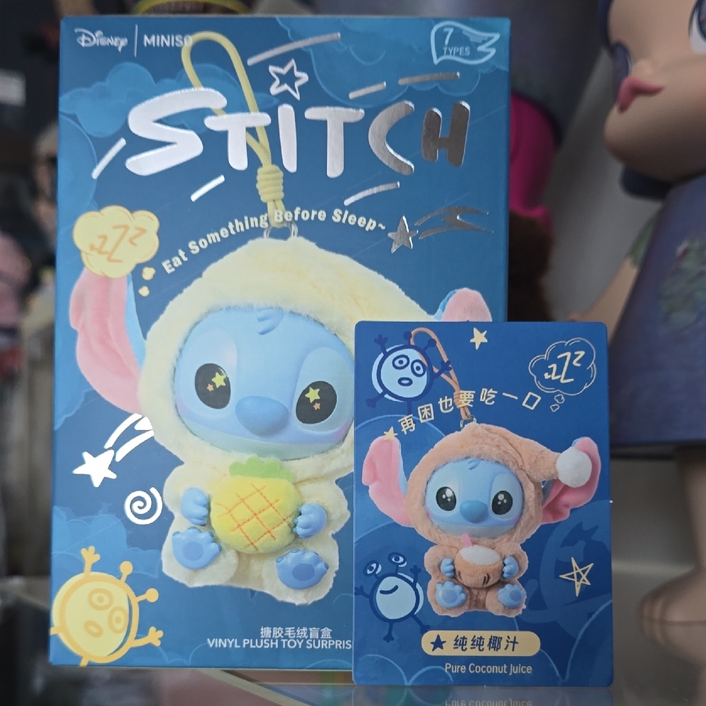 Disney Stitch Plush Toy - Blue and Cream - Picture 1 of 2